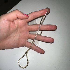 ALV jewels baguette tennis necklace brand new